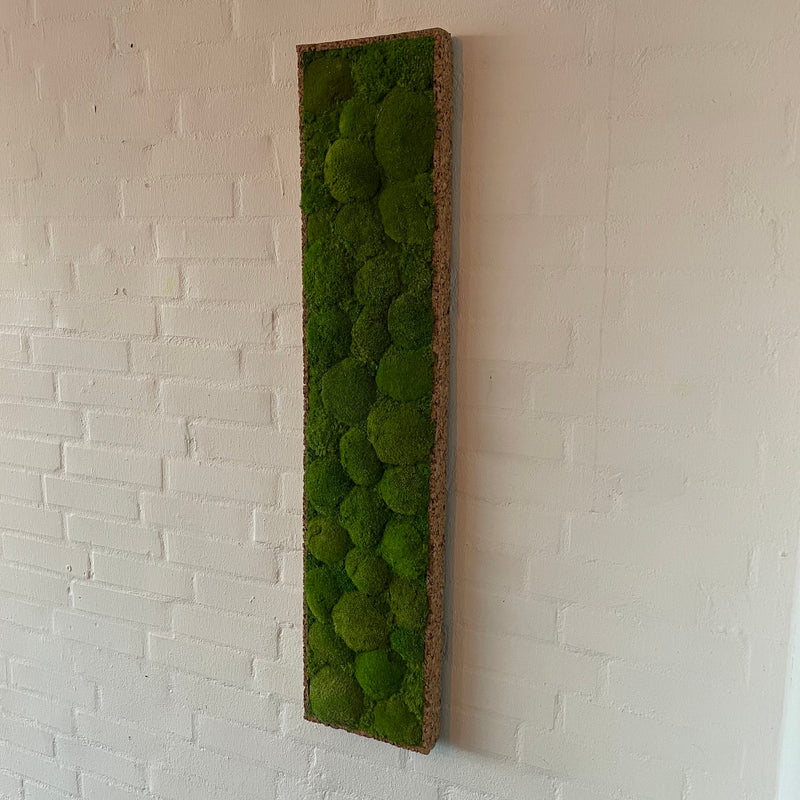 Lysgrøn pudemos rektangel, 103x22 cm, 2. sortering