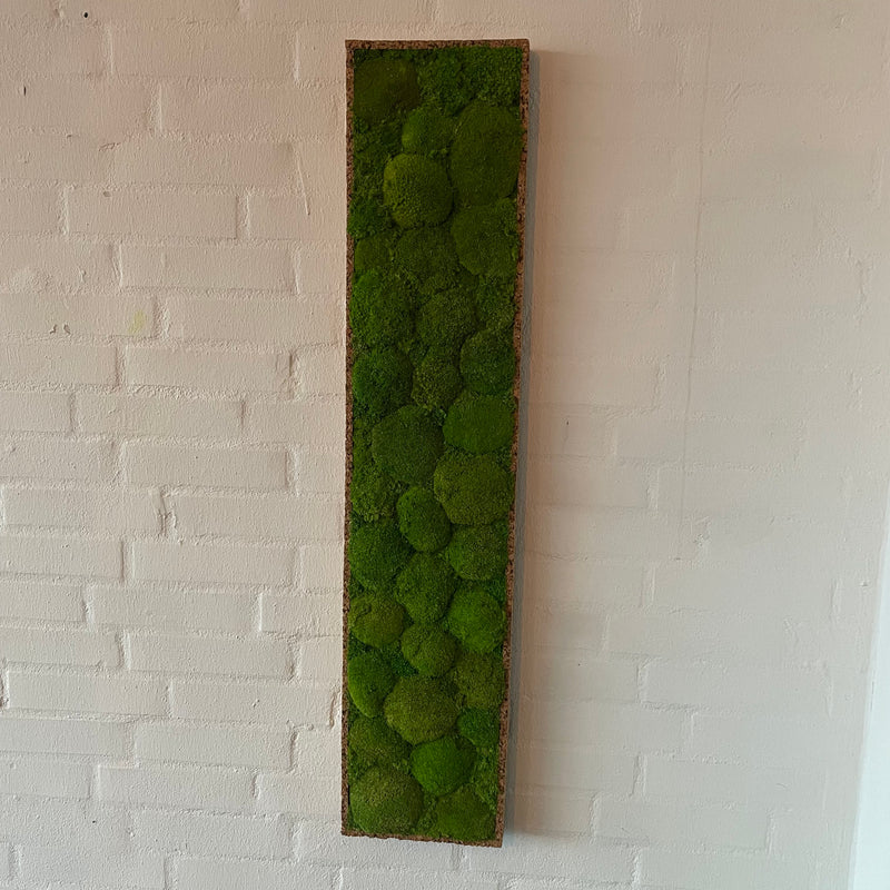 Lysgrøn pudemos rektangel, 103x22 cm, 2. sortering