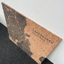 Bykort i kork 50x50 cm. København - Restsalg kork