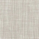 Tæt billede af tekstil med vævet, ternet mønster i neutral, lys farve.