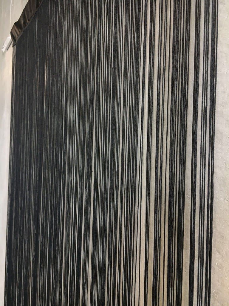 Flueforhæng Niagara 90x200 cm - sort