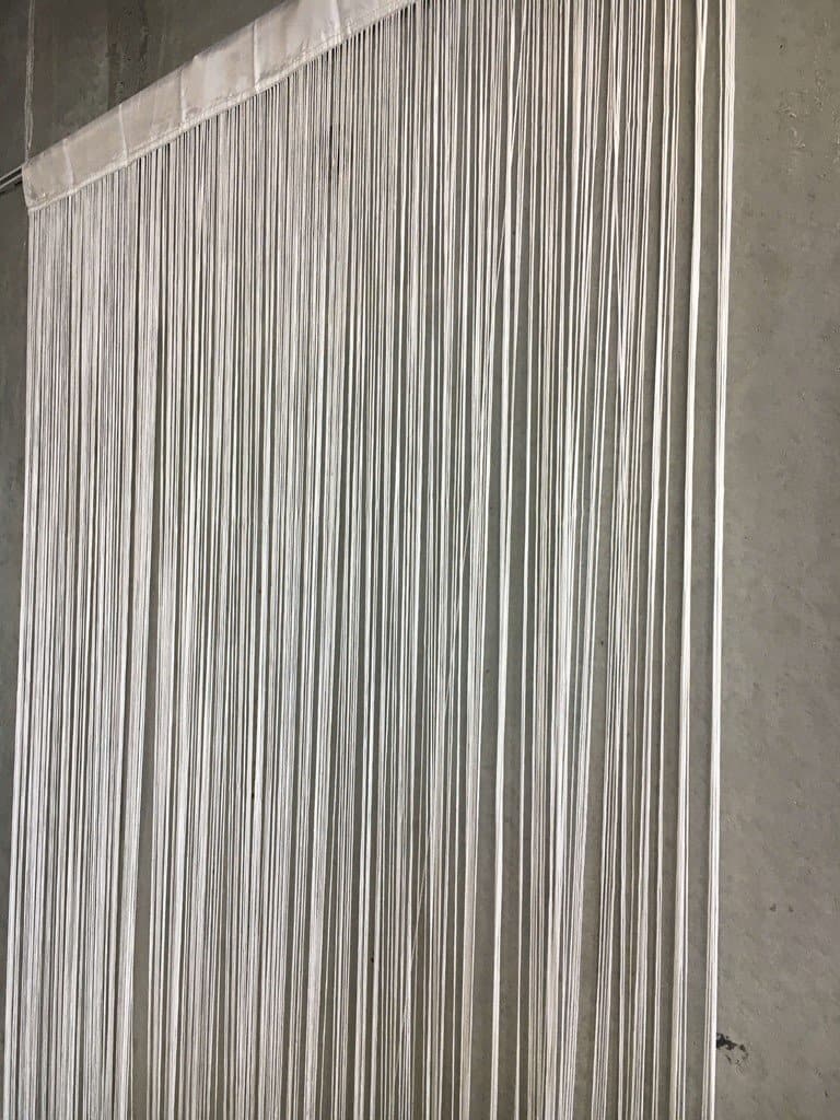 Flueforhæng Waterfall 100x250 cm - creme