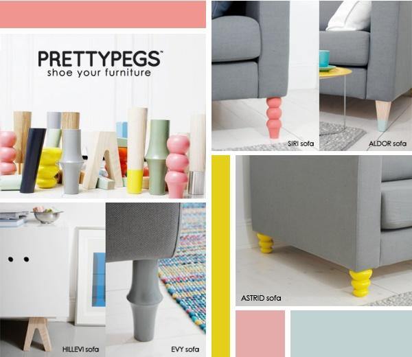 Pretty Pegs - Nye sko til møblerne - Liseborg.dk