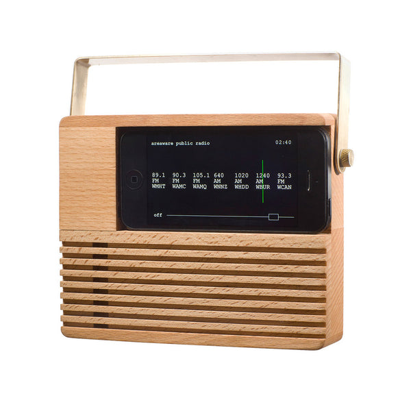 Træradio - dock til iPhone