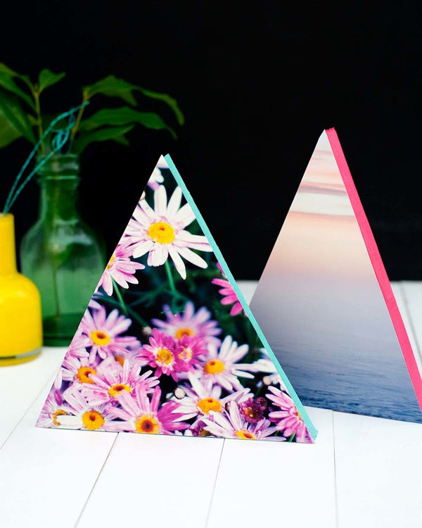 DIY Fredag: Trekantede billeder