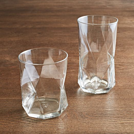 Kantede glas