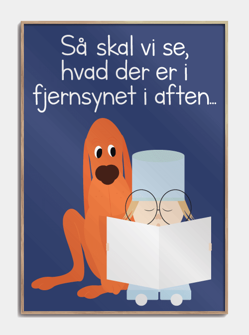 Plakat Tirsdag: Fjernsyn for dig