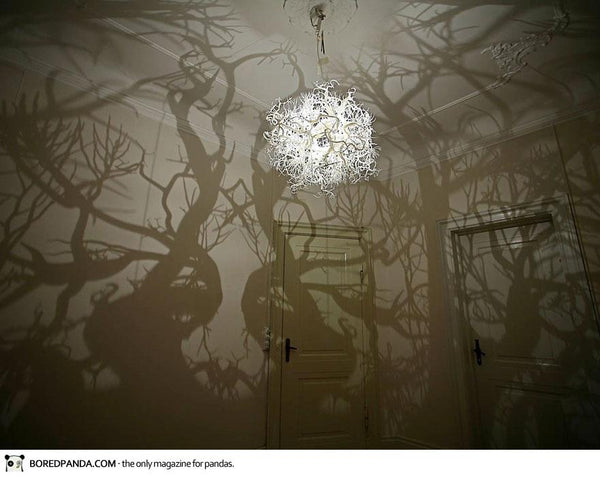 En fortryllet skov i lampen