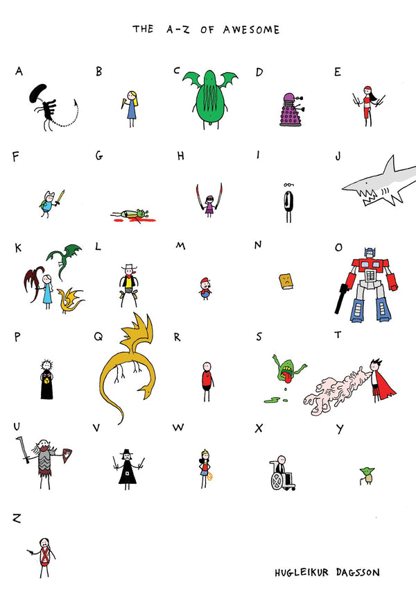 Plakat Tirsdag: Geek Alphabet
