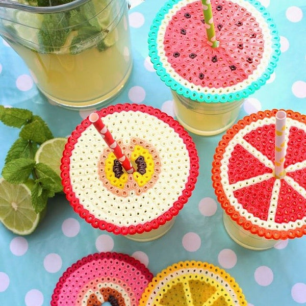 DIY Fredag: Hama perle låg til glas