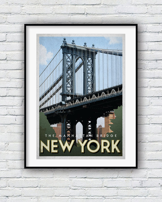 Plakat Tirsdag: Manhattan Bridge