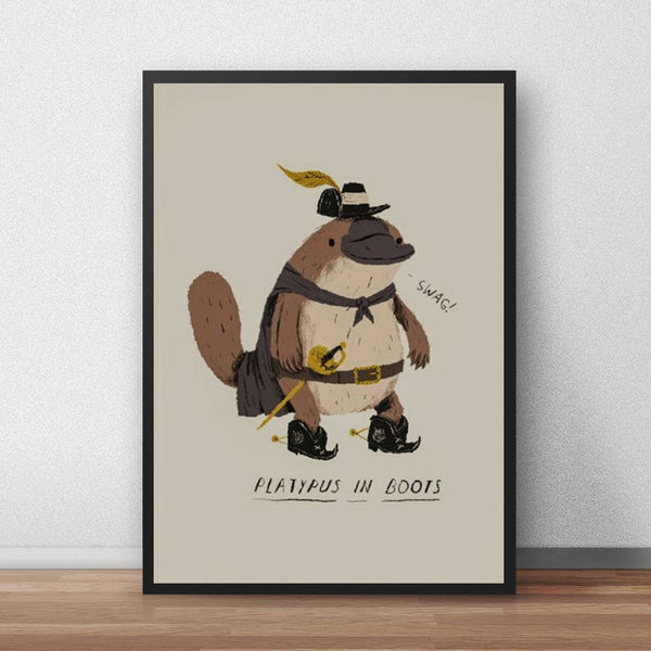 Plakat Tirsdag: Platypus in Boots