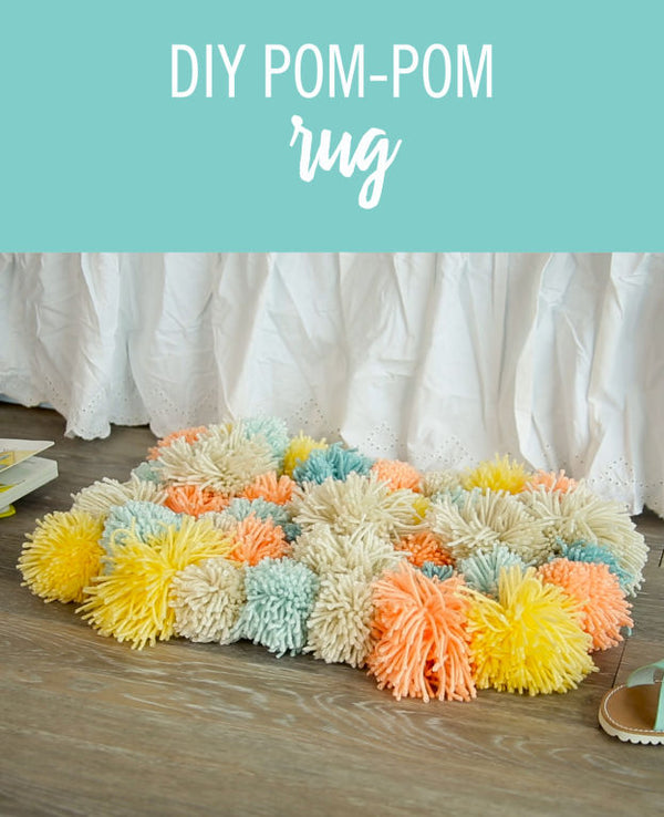 DIY Fredag: Måtte af pompom'er