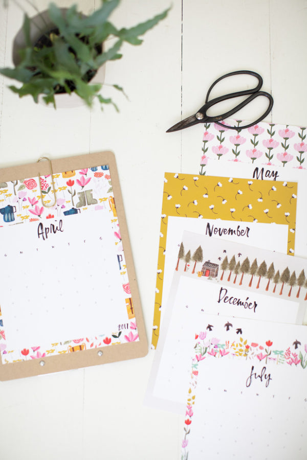 DIY Fredag: Gratis print selv 2017 kalendere