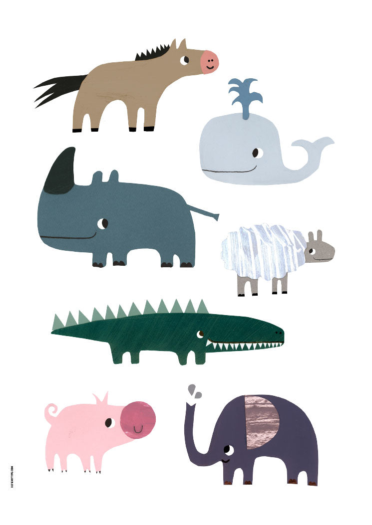 Plakat Tirsdag: Happy Animals fra I Love My Type