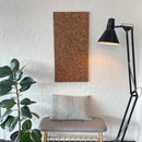 2 m. tyk rustik korkplade i 50x100 cm.