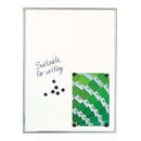 Magnetisk whiteboard med 9mm aluminium profil, hvid