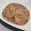 Kork dækkeserviet Curve, 29,5x36 cm.