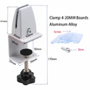 Beslag til akustikplade - justerbar, 2 stk.