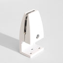 Beslag i hvid til filt akustik paneler.