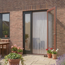 Flueforhæng Charleston 90x250 cm - hvid