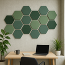 Filt Akustik hexagon 30x26cm - 3 stk