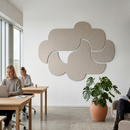 Filt Akustikplade 9mm, Cloud shape