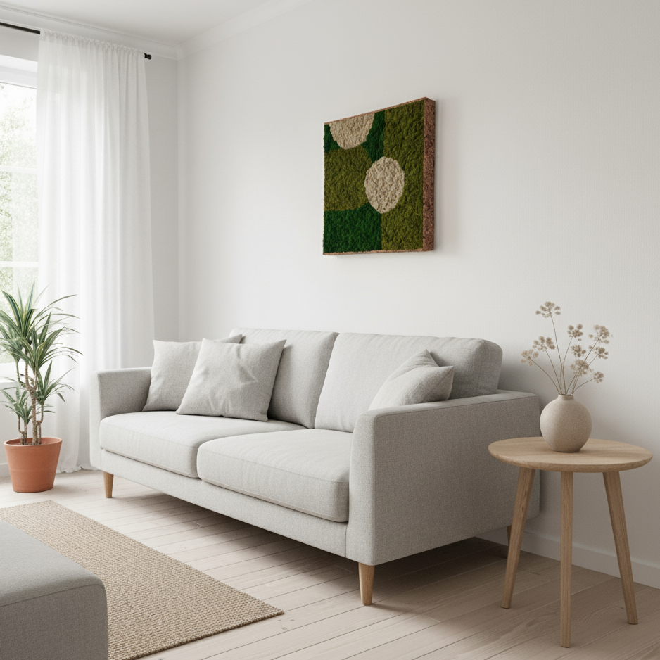 OEKOBOARD Premium - Design mos firkant, D1 - 50x50 cm