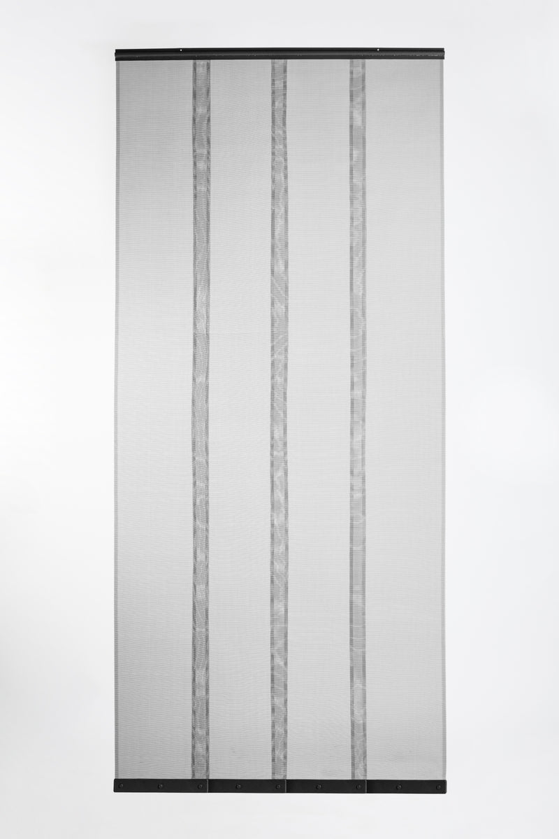Dørforhæng net - sort, 100x230cm