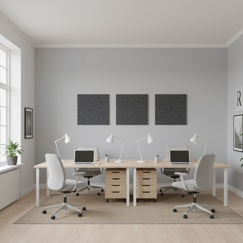 Filt Akustikplade 9mm, 60x60cm