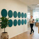 Filt Akustikpanel cirkel 9mm, Ø60 cm.