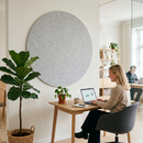 Filt Akustikpanel cirkel 9mm, Ø120 cm.