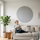 Filt Akustikpanel cirkel 9mm, Ø120 cm.