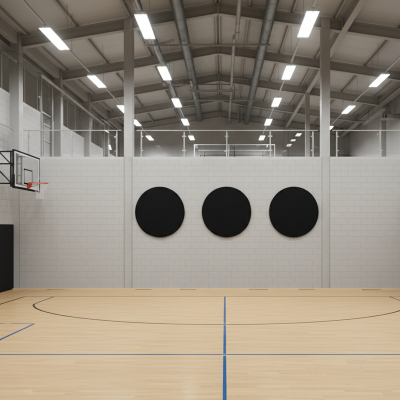 Filt Akustikpanel cirkel 9mm, Ø80 cm.