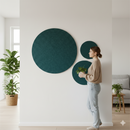 Filt Akustikpanel cirkel 9mm, Ø60 cm.