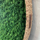 OEKOBOARD Premium - Mørk mos cirkel MED kork kant