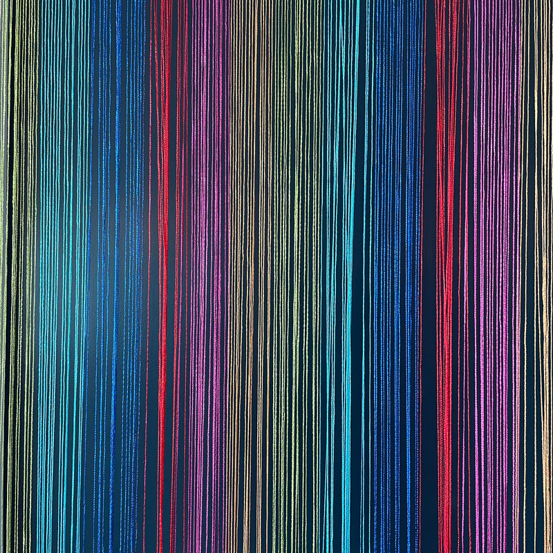 Flueforhæng 100x200 cm - multicolor