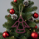 Juleengel udskåret i 9 mm filt akustik