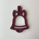 Juleklokke udskåret i 9 mm filt akustik