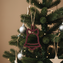 Juleklokke udskåret i 9 mm filt akustik