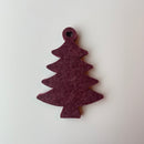 Juletræ udskåret i 9 mm filt akustik