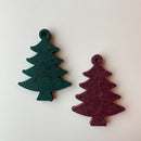 Juletræ udskåret i 9 mm filt akustik