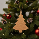 Juletræ udskåret i 5 mm kork