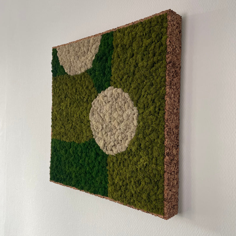 OEKOBOARD Premium - Design mos firkant, D1 - 50x50 cm