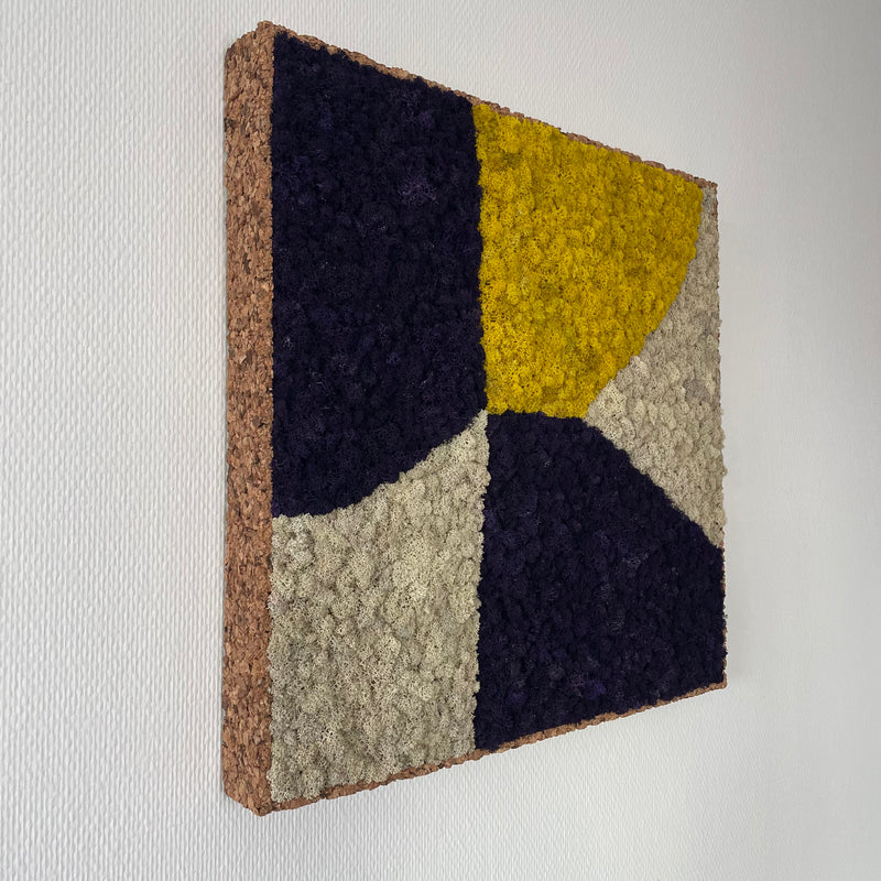 OEKOBOARD Premium - Design mos firkant, D2 - 50x50 cm