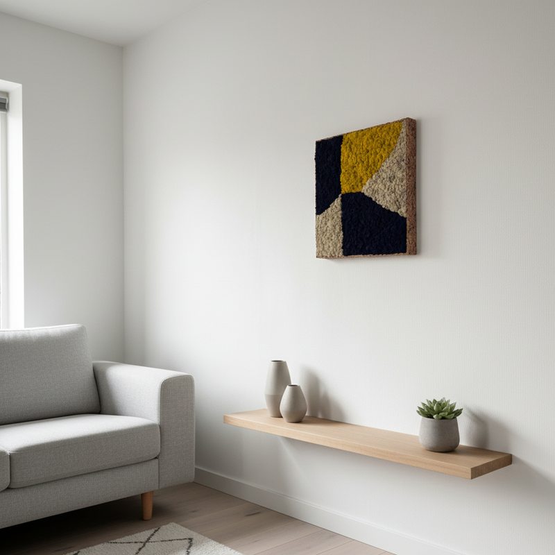 OEKOBOARD Premium - Design mos firkant, D2 - 50x50 cm