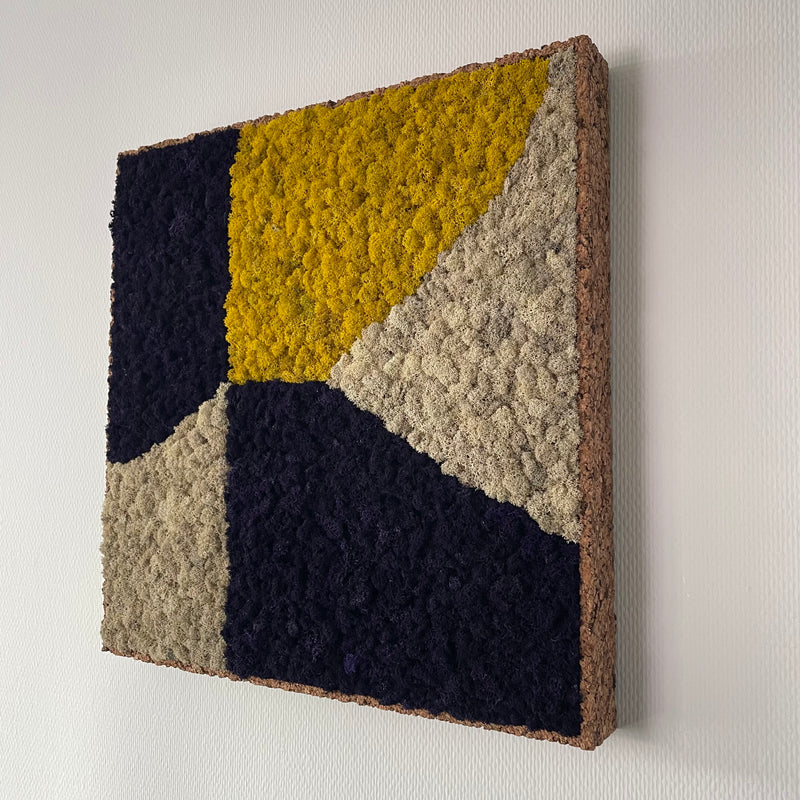 OEKOBOARD Premium - Design mos firkant, D2 - 50x50 cm