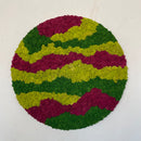 OEKOBOARD Basic - Blandet mos cirkel - Wave, K5