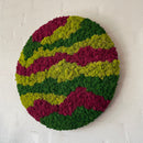 OEKOBOARD Basic - Blandet mos cirkel - Wave, K5