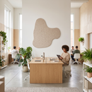 Filt Akustikplade 9mm, Pebble shape